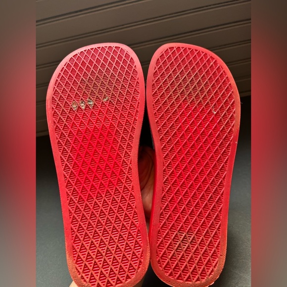 Minnie Mouse Slides With Red & White Polka Dot Bows preowned  measure Women S 6 - Picture 5 of 6